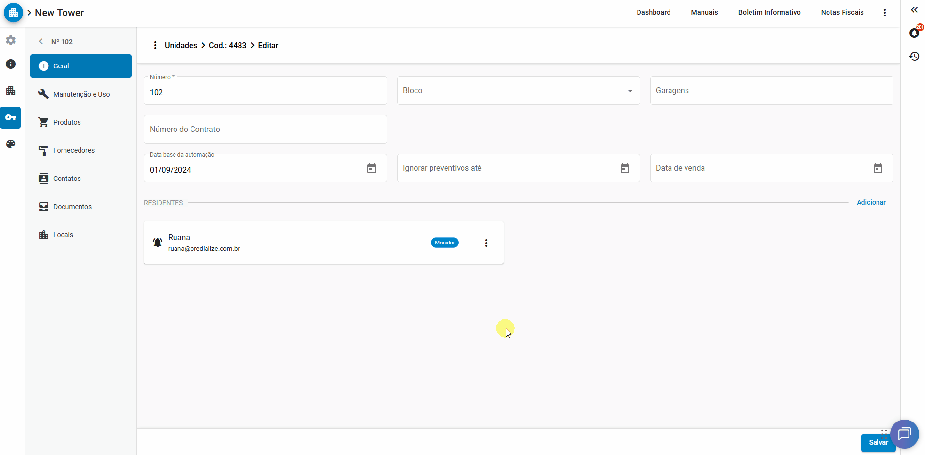 Como anexar documentos nas unidades02