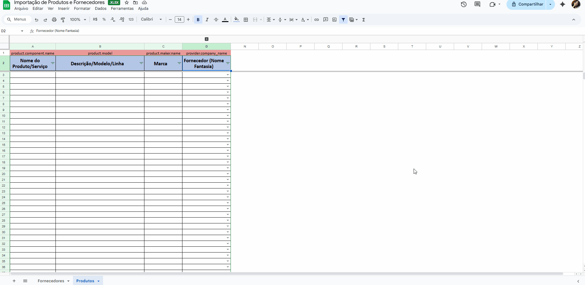 Guia de Preenchimento da Planilha de Produtos2