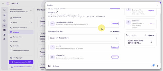 add local produto nova p