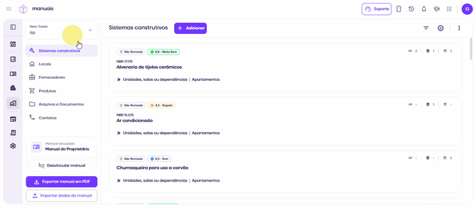 anexar doc unidade nova p