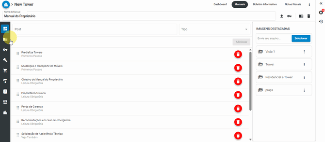 vinculo produto no local